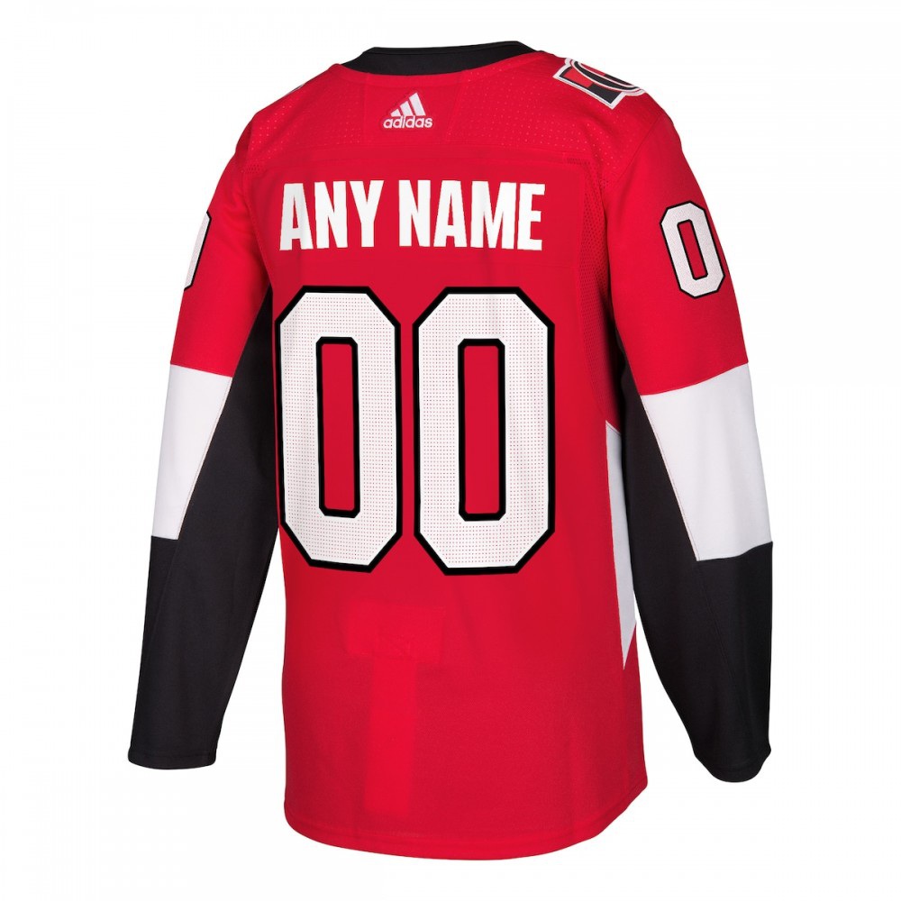 Ottawa Senators Athletic Fit Custom Jersey Red - view 3
