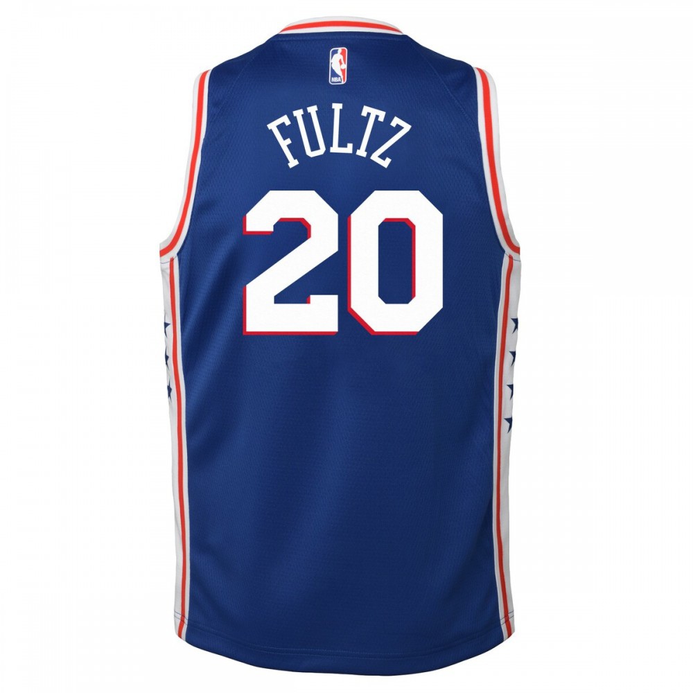 Markelle Fultz Philadelphia 76ers Youth Swingman Jersey Blue Icon Edition - view 3