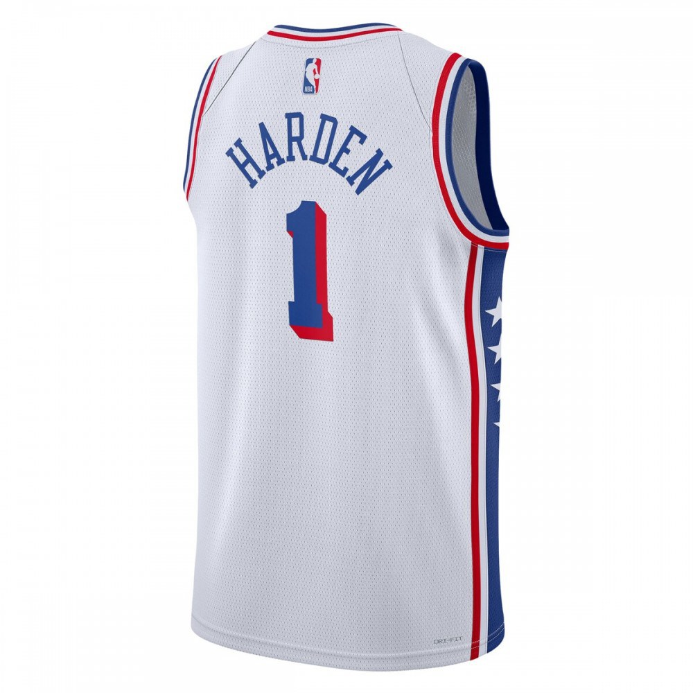 James Harden Philadelphia 76ers Unisex Swingman Jersey Association Edition White - view 3