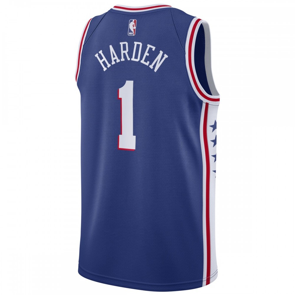 James Harden Philadelphia 76ers 2021/22 Swingman Jersey Icon Edition Royal - view 3
