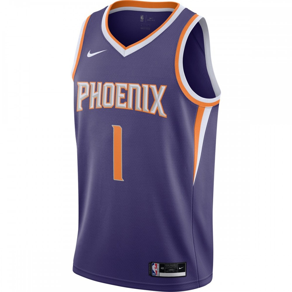 Devin Booker Phoenix Suns 2020/21 Swingman Jersey Purple Icon Edition - view 2
