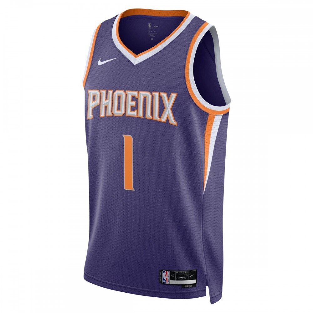 Devin Booker Phoenix Suns Unisex 2022/23 Swingman Jersey Icon Edition Purple - view 2