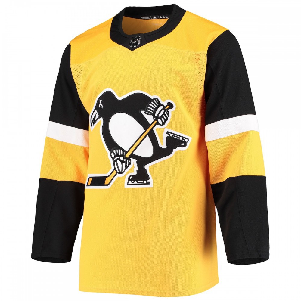 Pittsburgh Penguins Alternate Athletic Fit Team Jersey Gold - view 2