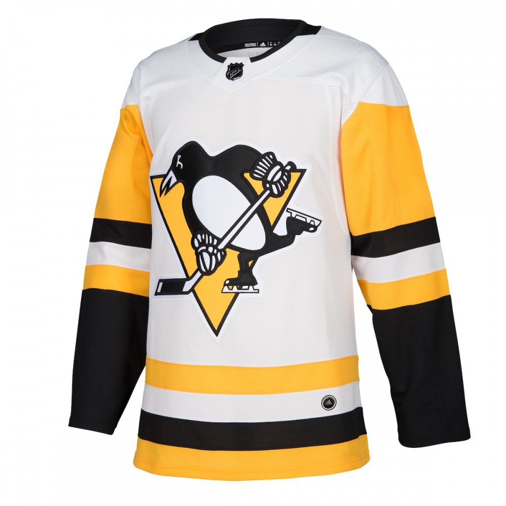 Pittsburgh Penguins Away Athletic Fit Blank Jersey White - view 2
