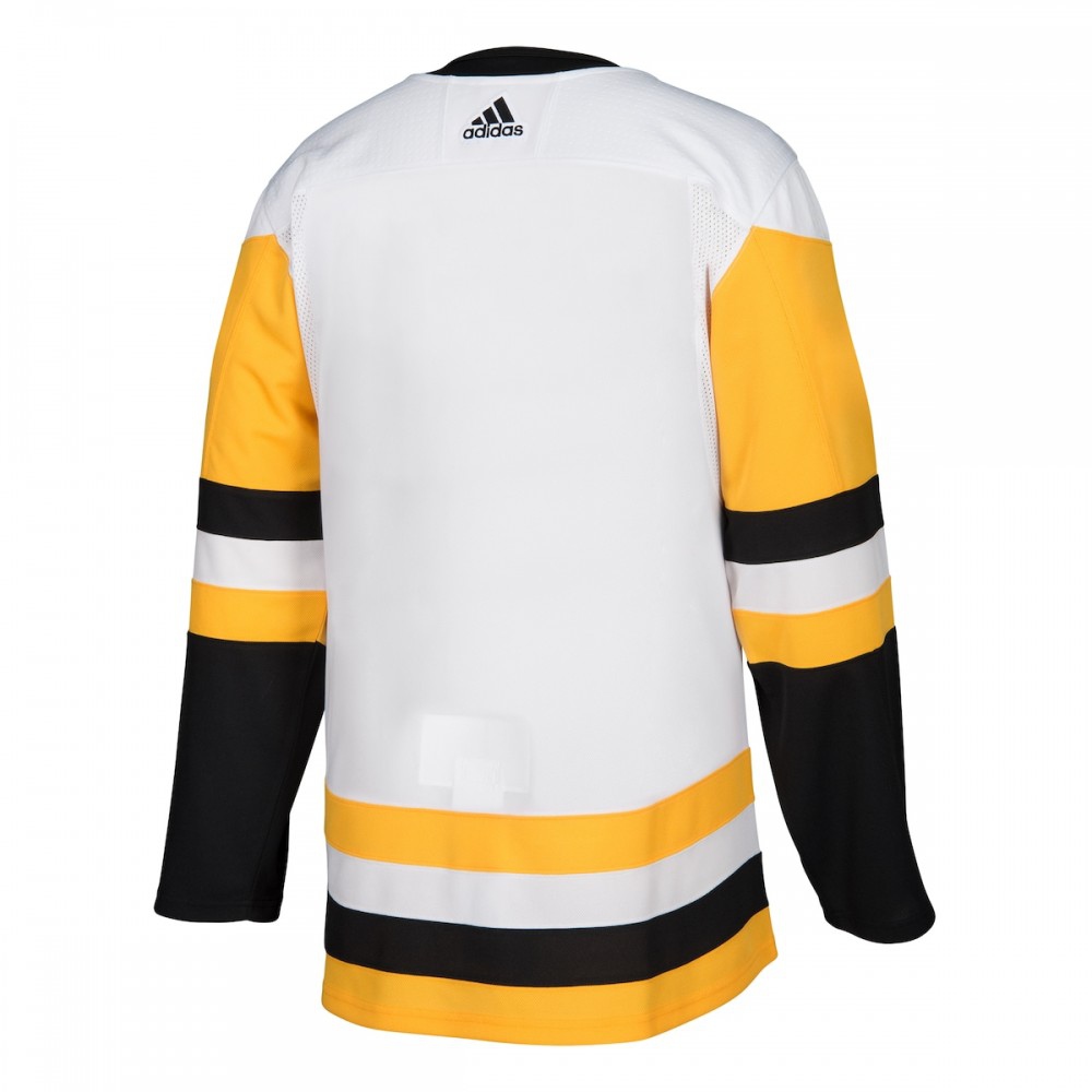 Pittsburgh Penguins Away Athletic Fit Blank Jersey White - view 3