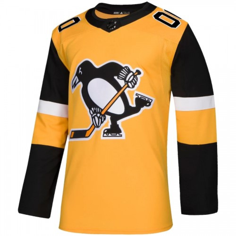 Men's Pittsburgh Penguins Gold Alternate Athletic Fit Custom Jersey - view 3