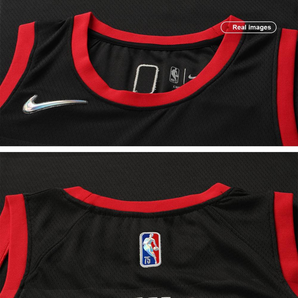 Men's Portland Trail Blazers Carmelo Anthony #00 Black 2021/22 Swingman NBA Jersey-City Edition - view 5