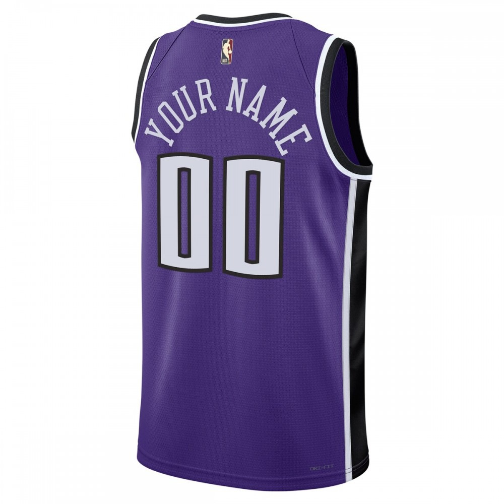 Sacramento Kings Unisex Adult Swingman Custom Jersey Classic Edition Purple - view 3