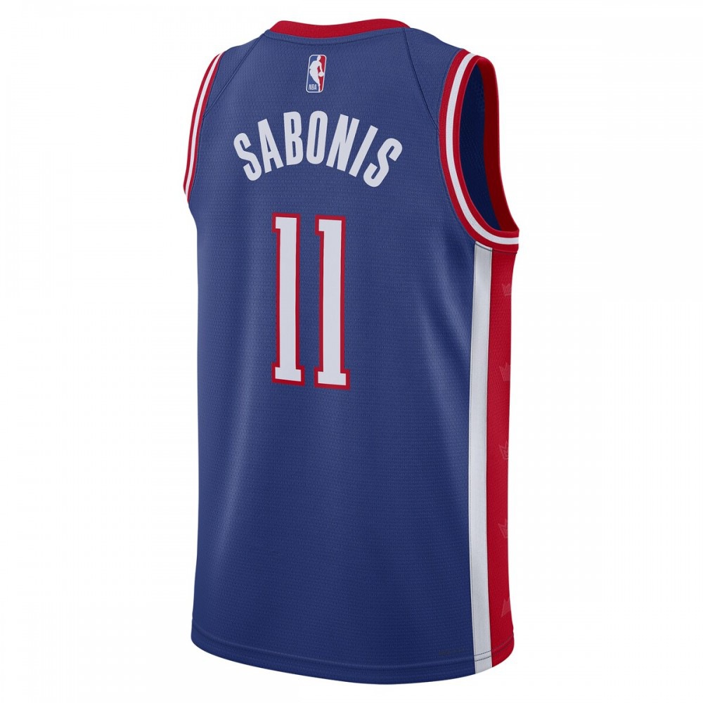 Domantas Sabonis Sacramento Kings Unisex 2024/25 Swingman Player Jersey City Edition Blue - view 3