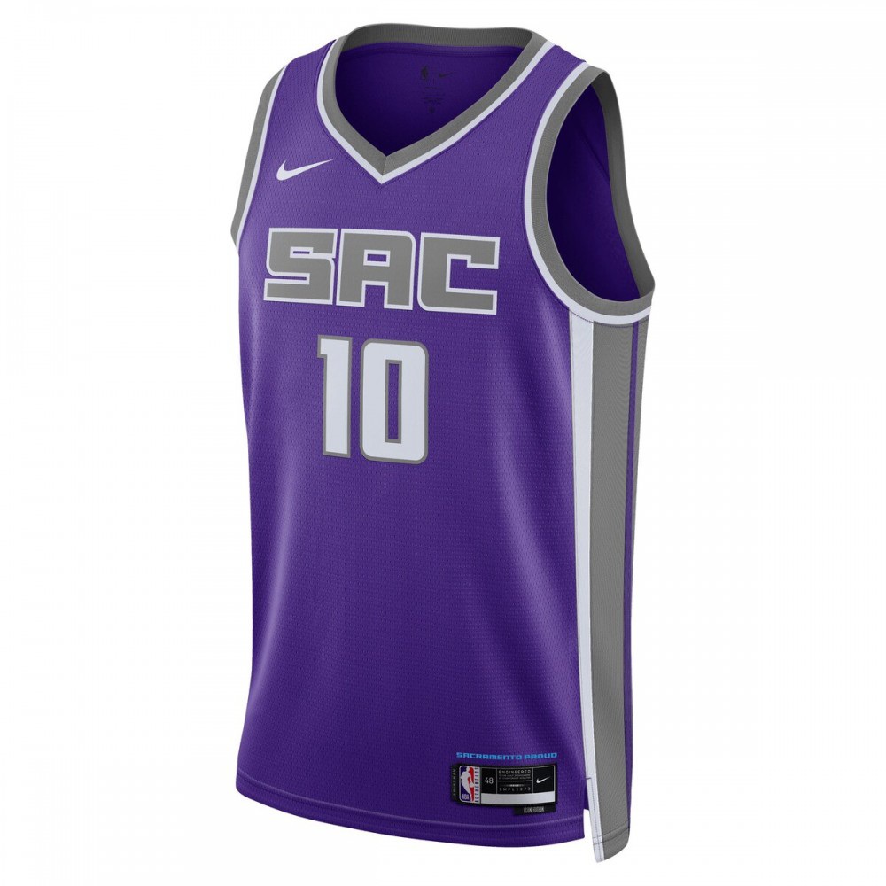 Domantas Sabonis Sacramento Kings Unisex 2022/23 Swingman Jersey Icon Edition Purple - view 2