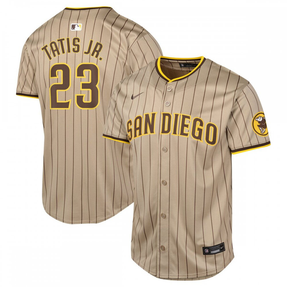 Fernando Tatis Jr. San Diego Padres Youth Alternate Limited Player Jersey Sand