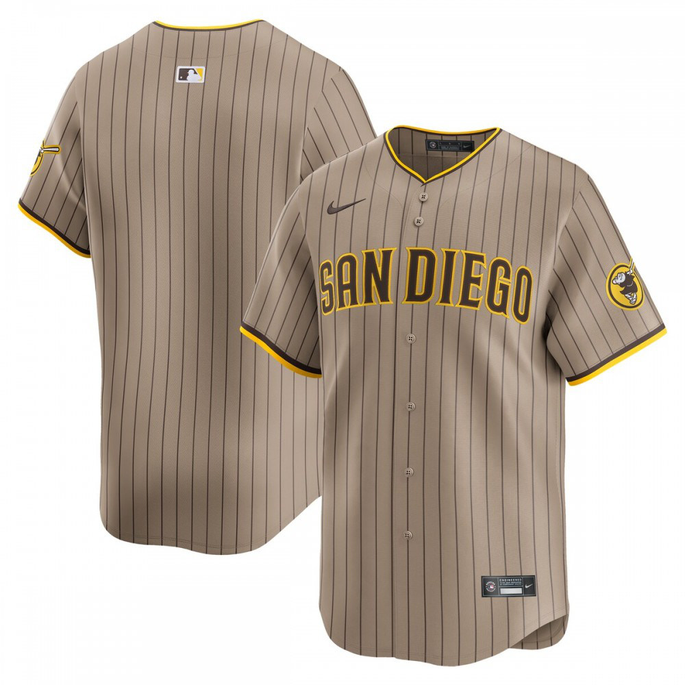 San Diego Padres Alternate Limited Jersey – Khaki