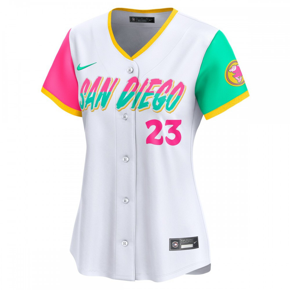 Fernando Tatis Jr. San Diego Padres Women's City Connect Limited Player Jersey White - view 2