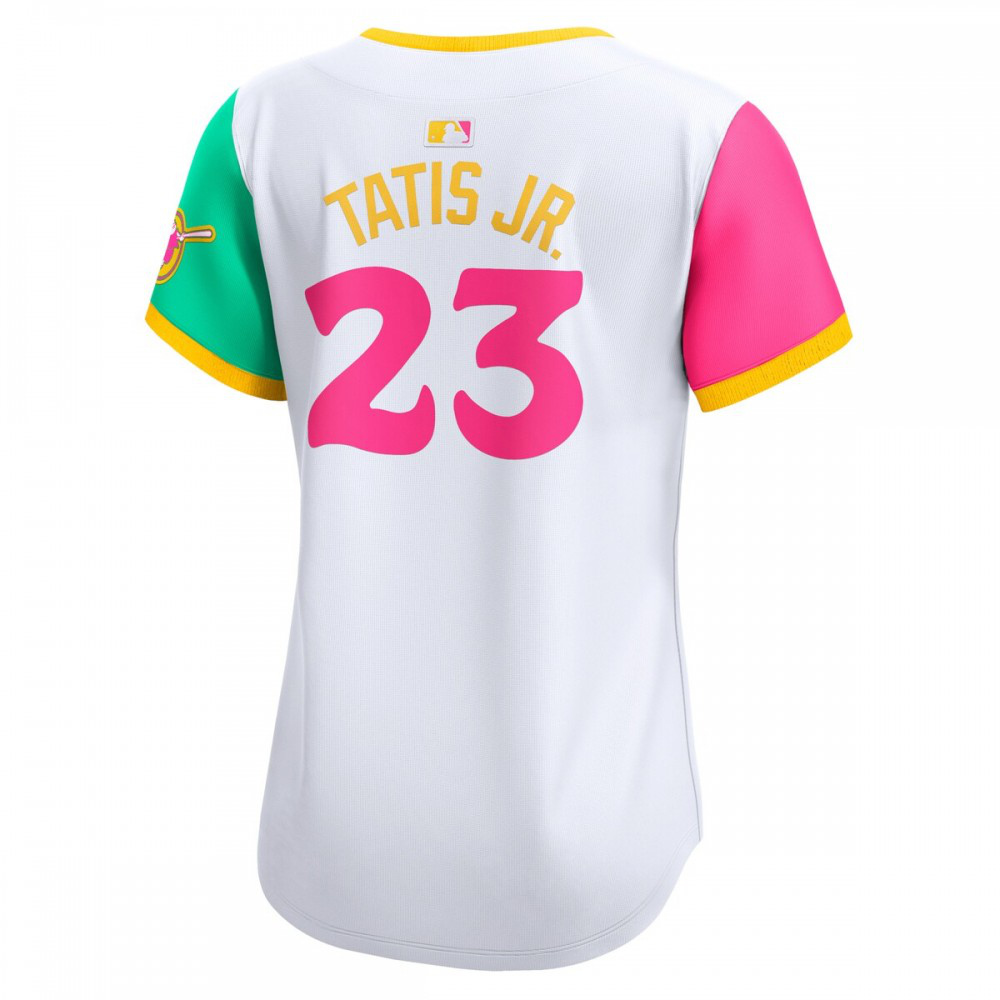 Fernando Tatis Jr. San Diego Padres Women's City Connect Limited Player Jersey White - view 3