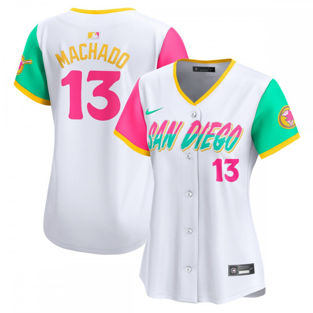 Manny Machado San Diego Padres Women's City Connect Limited Player Jersey White