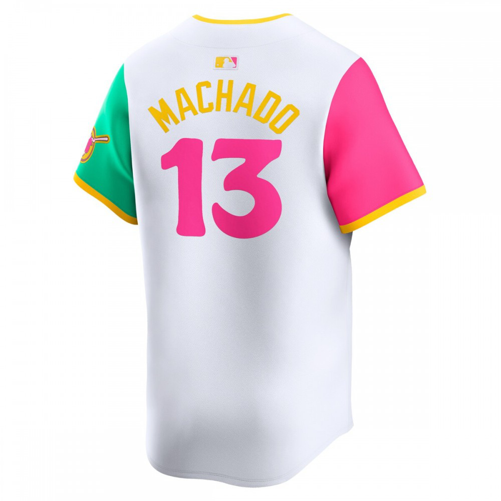 Manny Machado San Diego Padres City Connect Limited Player Jersey White - view 3
