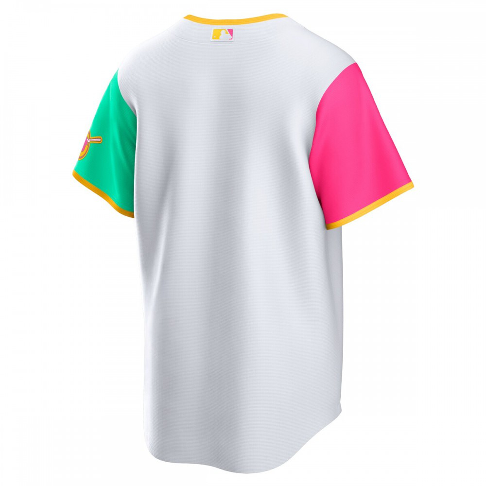 San Diego Padres 2022 City Connect Replica Team Jersey White - view 3
