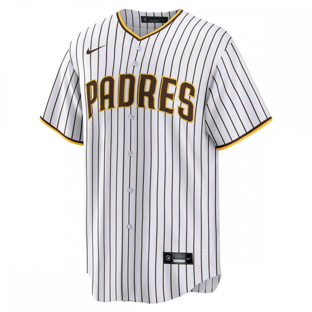 Juan Soto San Diego Padres Home Replica Player Jersey White/Brown - view 2
