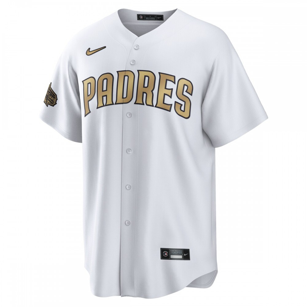San Diego Padres 2022 MLB All-Star Game Replica Custom Jersey White - view 2