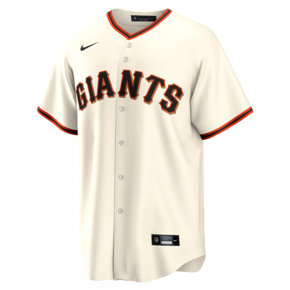 Alyssa Nakken San Francisco Giants Home Replica Player Jersey Cream - view 2