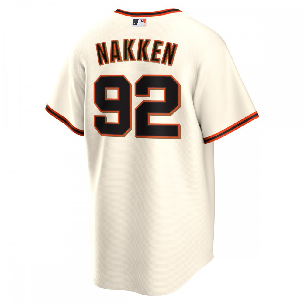Alyssa Nakken San Francisco Giants Home Replica Player Jersey Cream - view 3