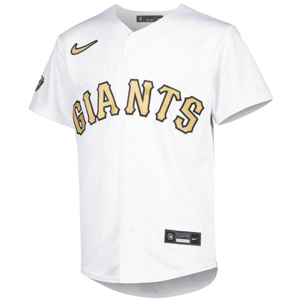 San Francisco Giants Youth 2022 MLB All-Star Game Replica Jersey White - view 2