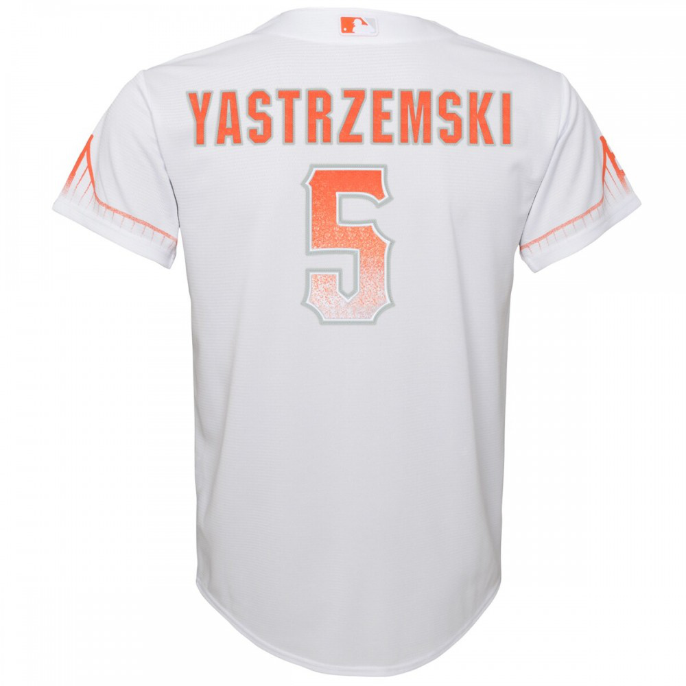Mike Yastrzemski San Francisco Giants Youth City Connect Replica Player Jersey White - view 3