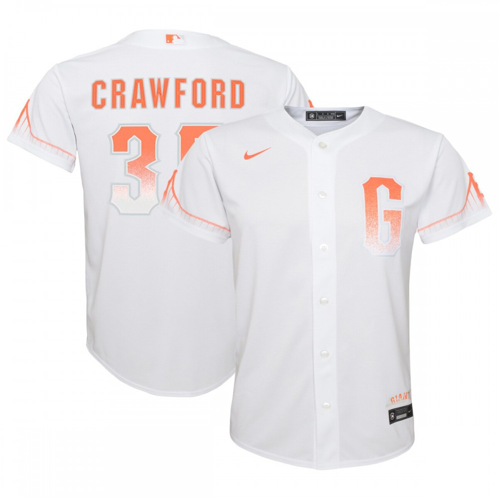 Brandon Crawford San Francisco Giants Youth City Connect Replica Player Jersey White