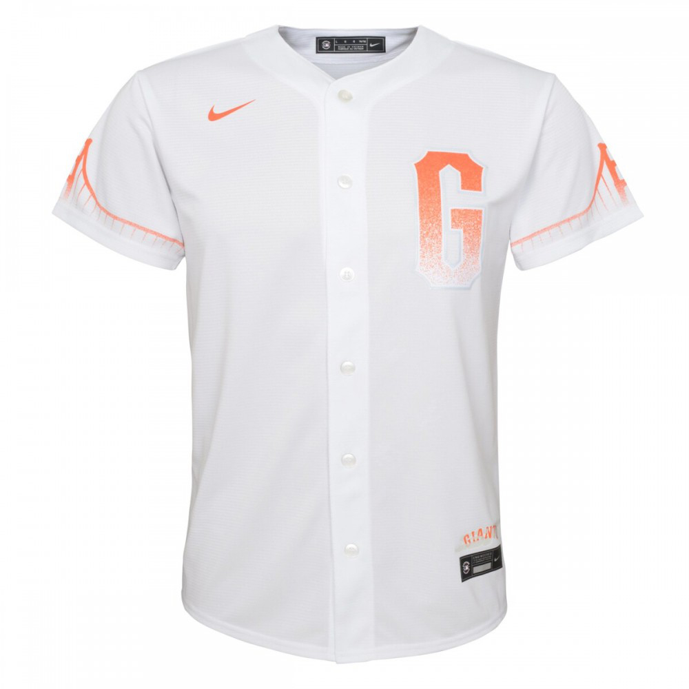 Brandon Crawford San Francisco Giants Youth City Connect Replica Player Jersey White - view 2