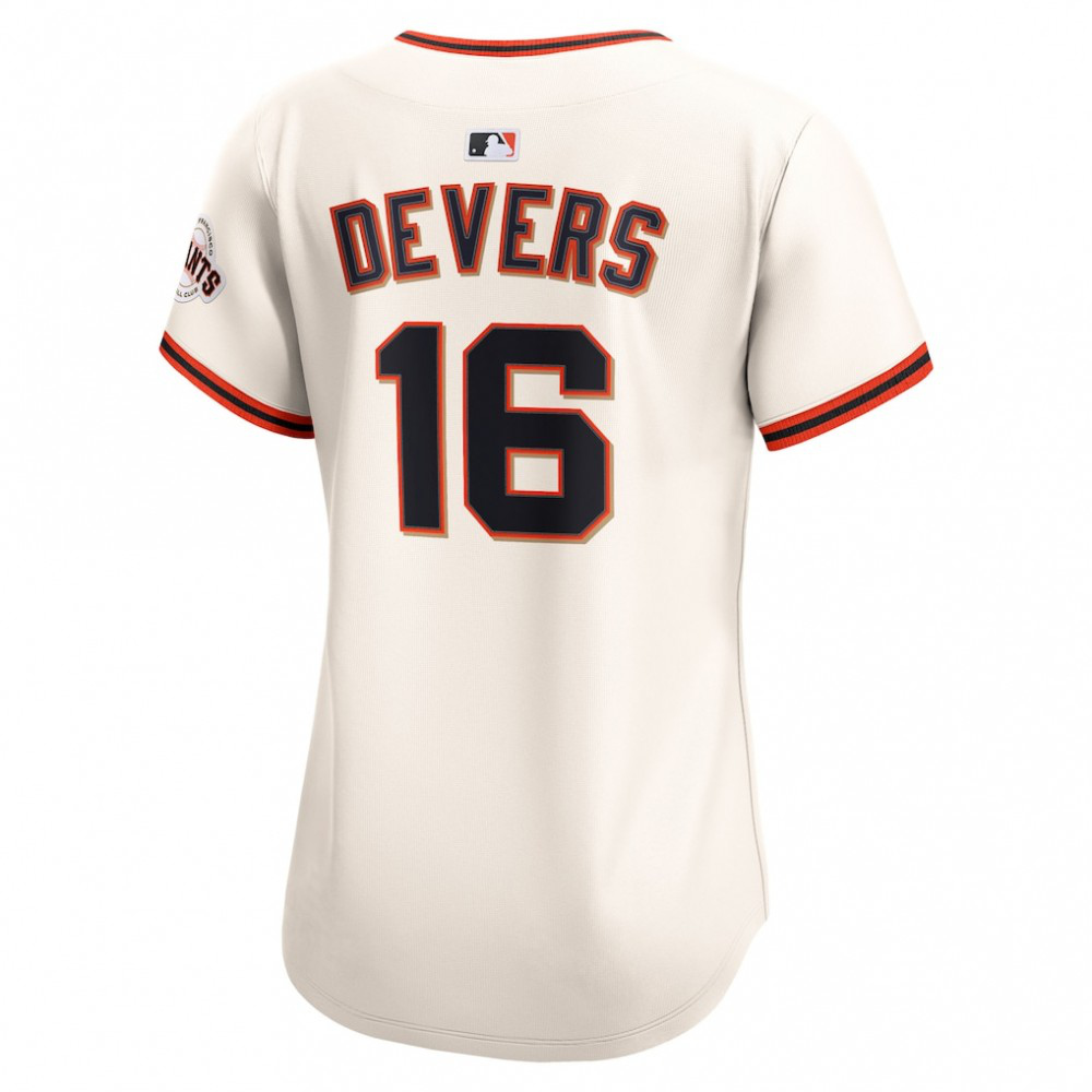 Rafael Devers San Francisco Giants Women's Home Limited Player Jersey Cream - view 3