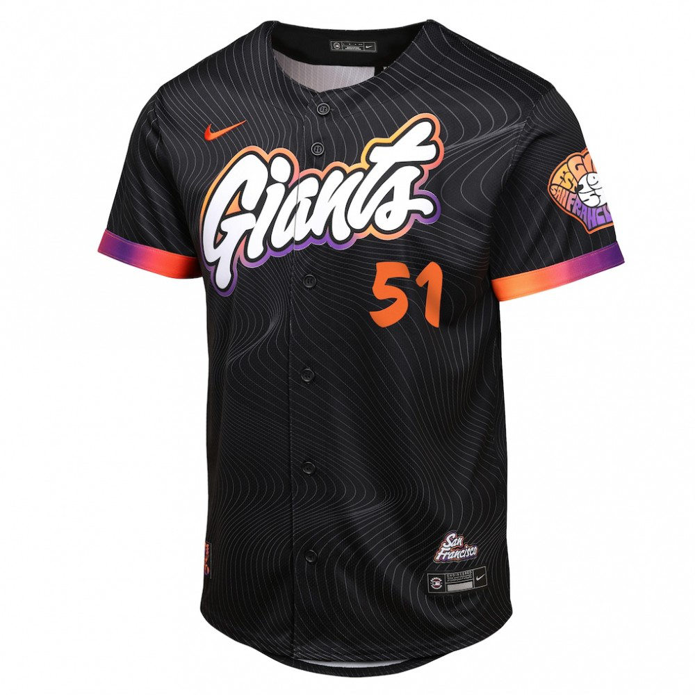 Jung Hoo Lee San Francisco Giants Youth 2025 City Connect Limited Player Jersey Anthracite - view 2