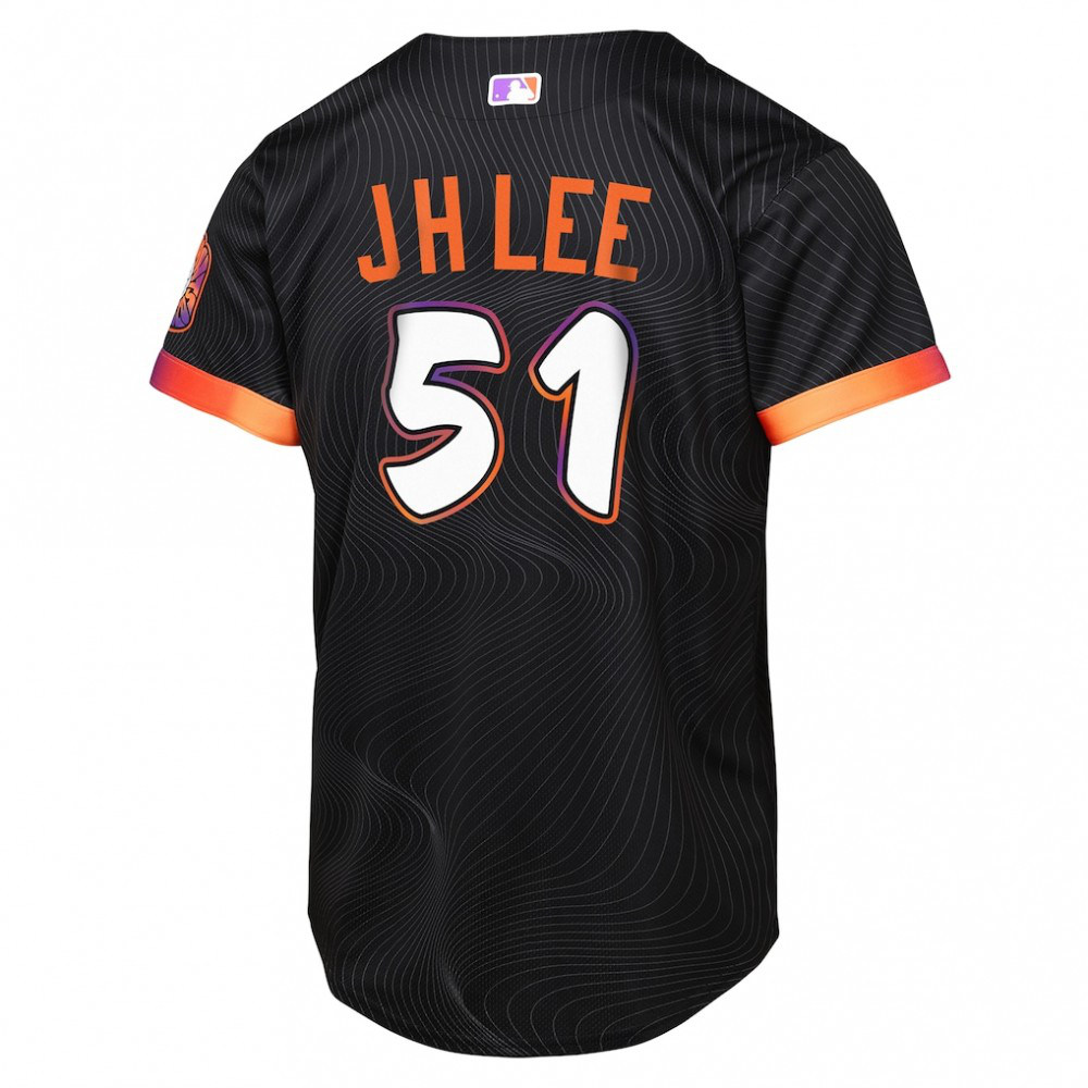 Jung Hoo Lee San Francisco Giants Youth 2025 City Connect Limited Player Jersey Anthracite - view 3