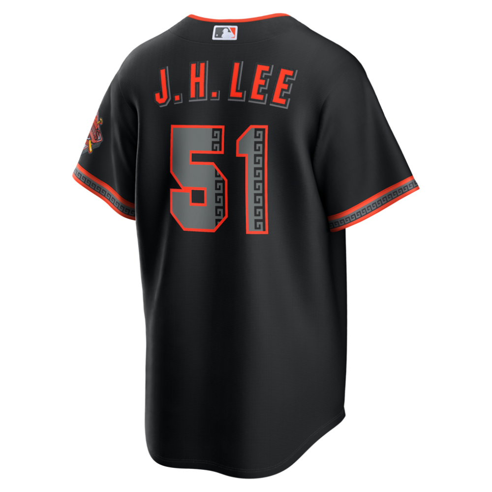 Jung Hoo Lee San Francisco Giants Alternate Stadium Jersey Black - view 3
