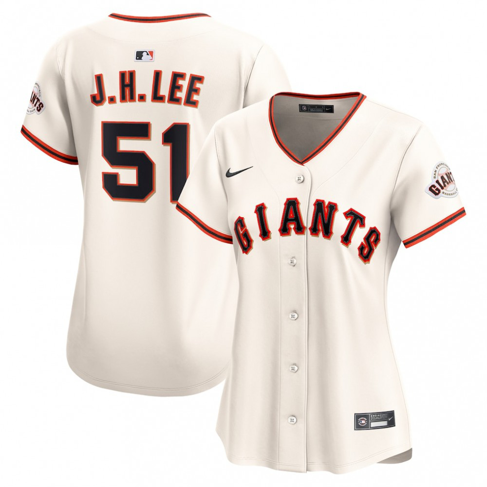 Jung Hoo Lee San Francisco Giants Women's Home Limited Jersey Cream