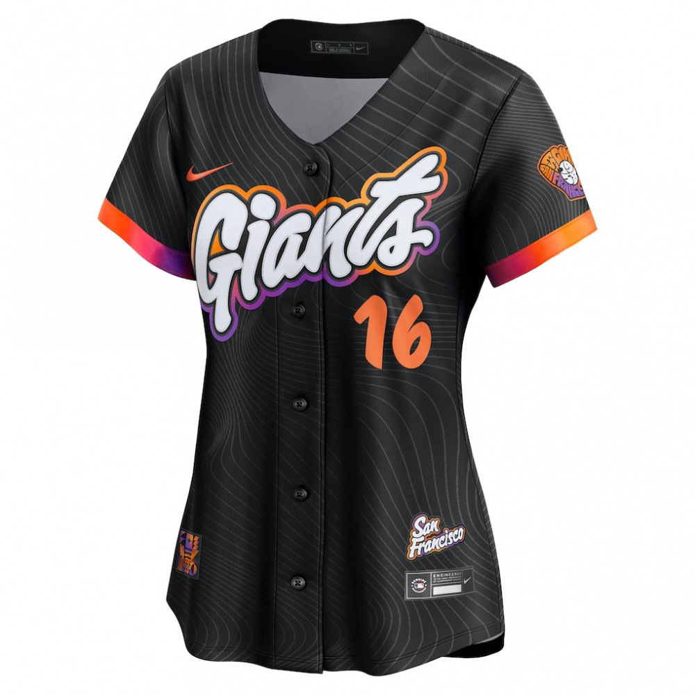 Rafael Devers San Francisco Giants Women's 2025 City Connect Limited Player Jersey Black - view 2