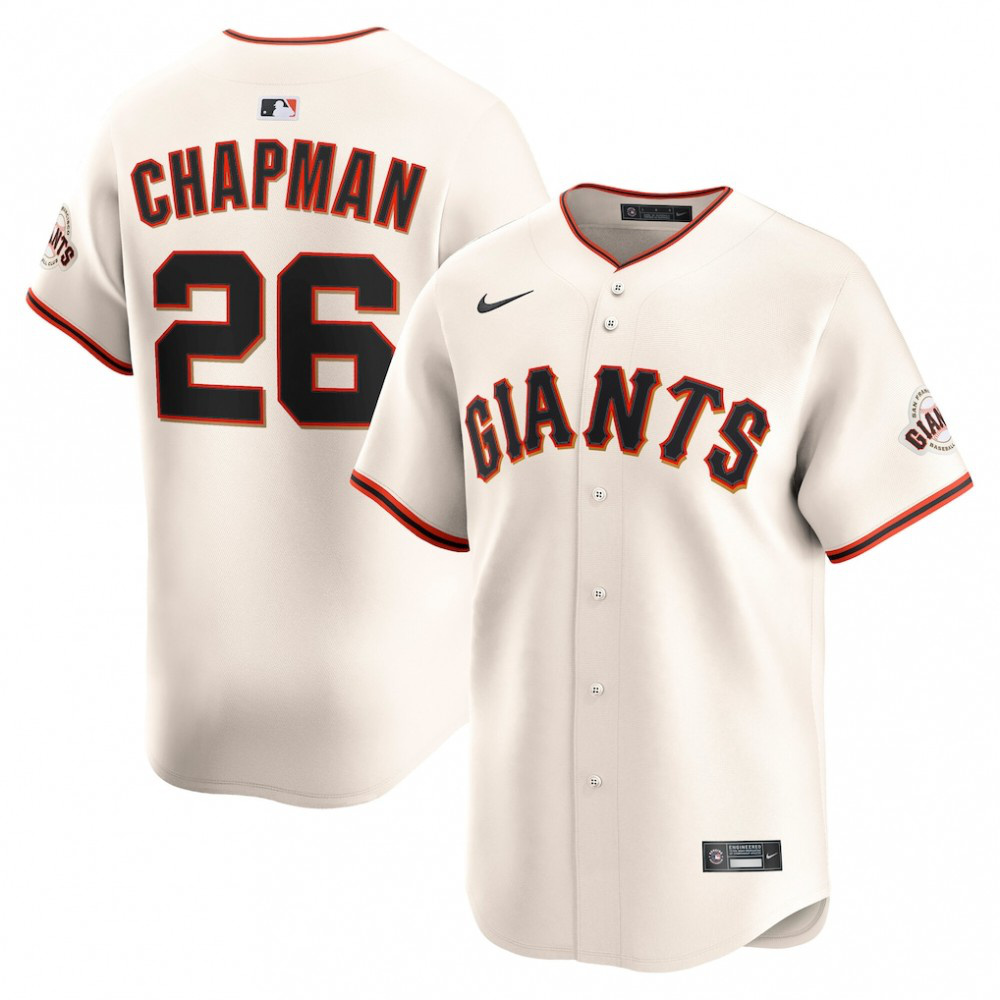 Matt Chapman San Francisco Giants Home Limited Player Jersey Cream