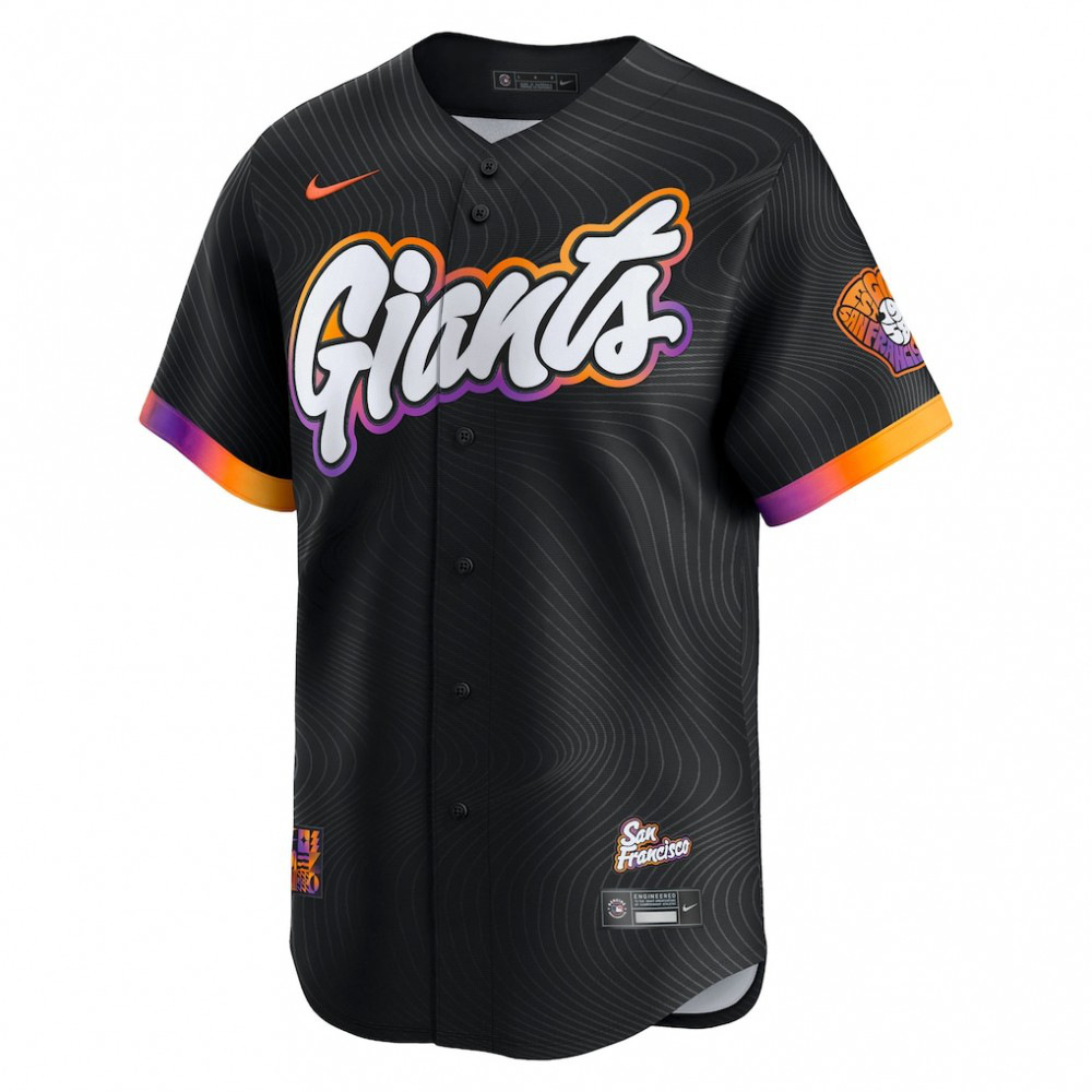 Rafael Devers San Francisco Giants 2025 City Connect Limited Player Jersey Black - view 2