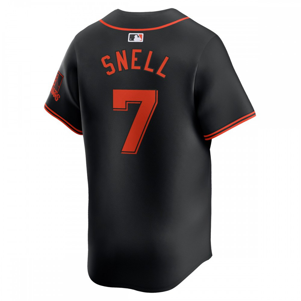 Blake Snell San Francisco Giants Alternate Limited Jersey Black - view 3