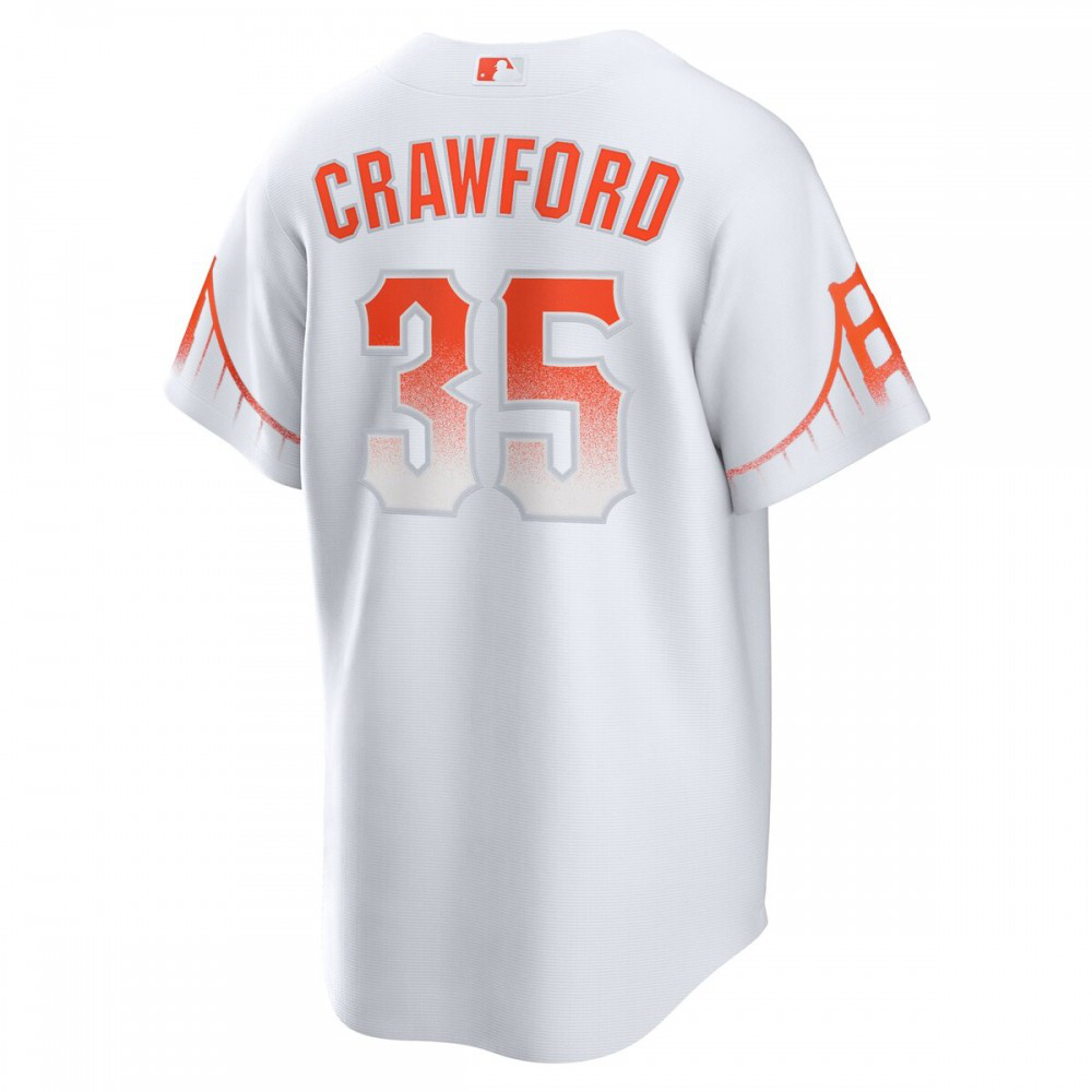 Brandon Crawford San Francisco Giants City Connect Replica Player Jersey White - view 3