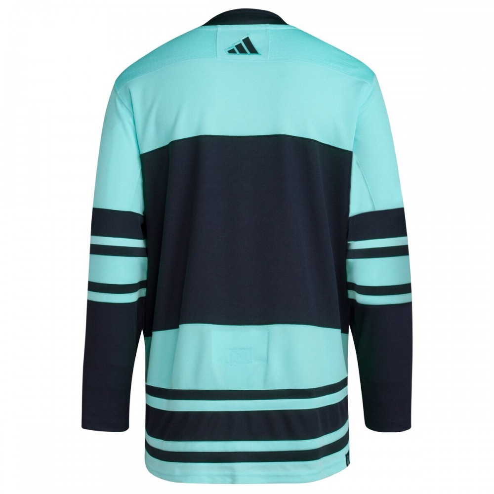 Seattle Kraken Reverse Retro 2.0 Athletic Fit Blank Jersey Teal - view 3