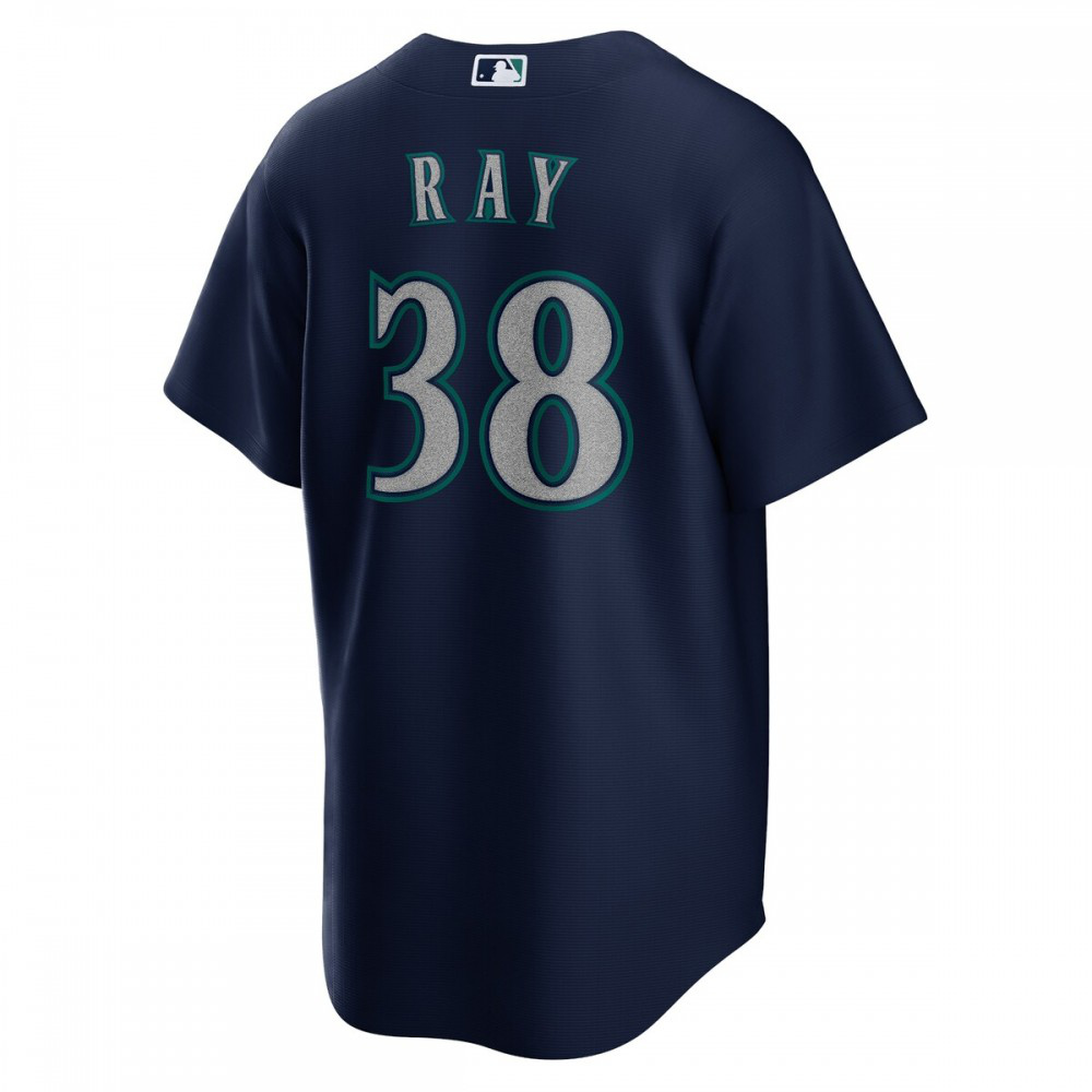 Robbie Ray Seattle Mariners Alternate Replica Player Jersey Navy - view 3