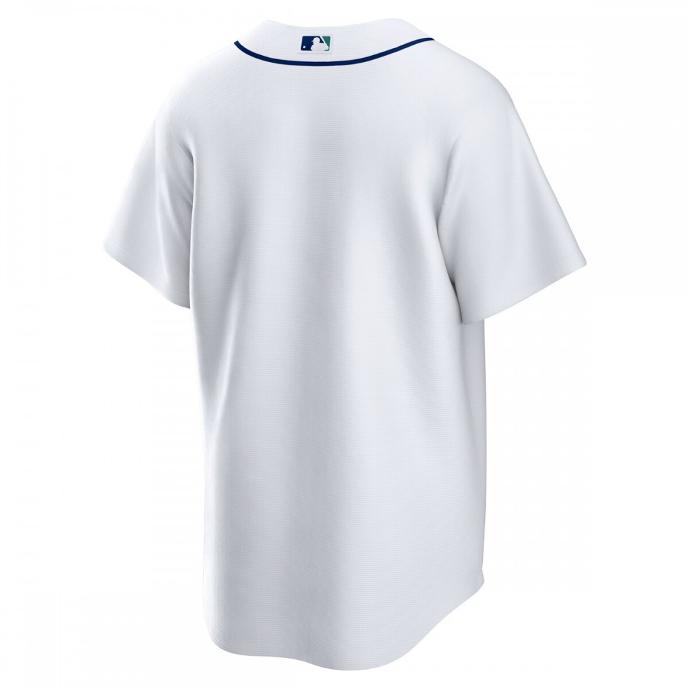 Seattle Mariners Home Blank Replica Jersey White - view 3