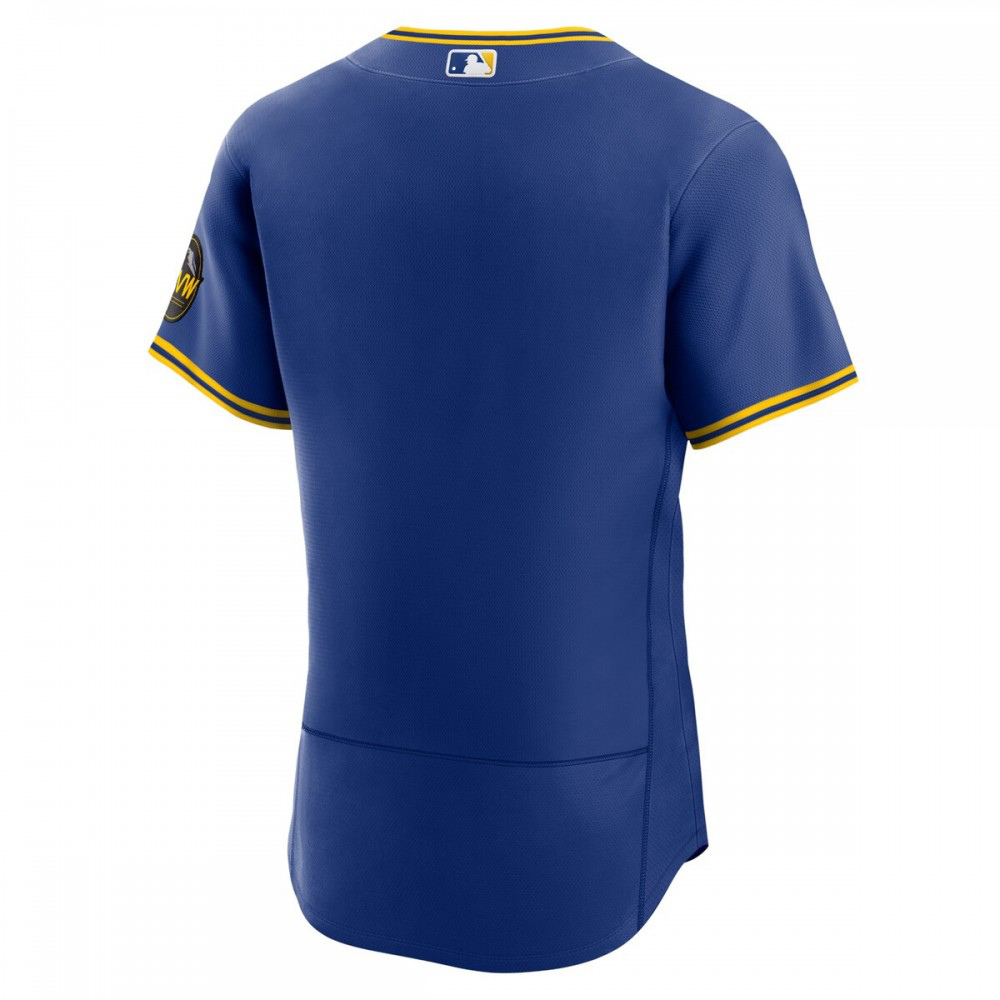 Seattle Mariners 2023 City Connect Athletic Fit Jersey Royal - view 3