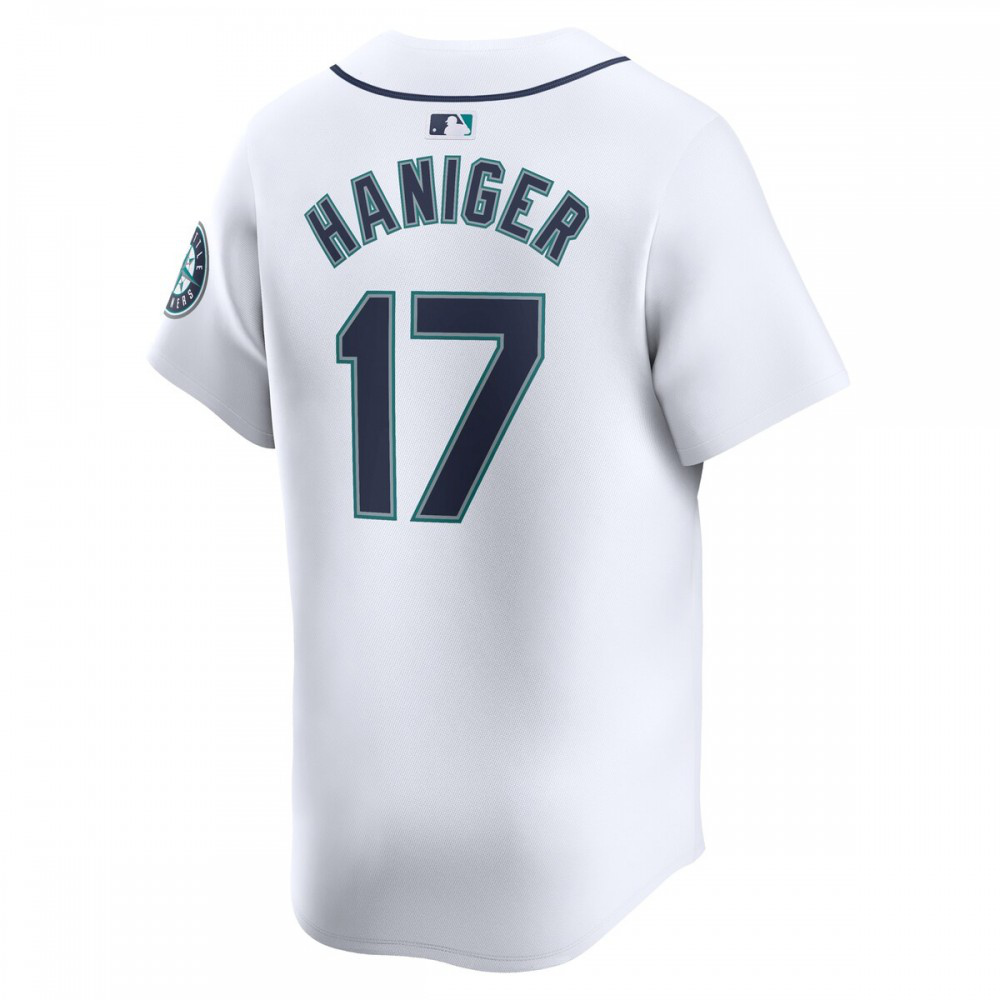 Mitch Haniger Seattle Mariners Home Limited Player Jersey White - view 3