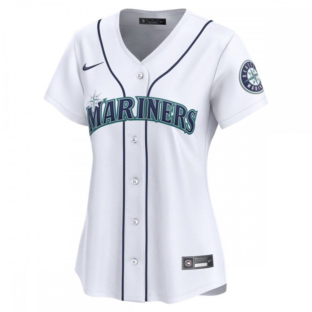Seattle Mariners Women's Home Limited Jersey White - view 2