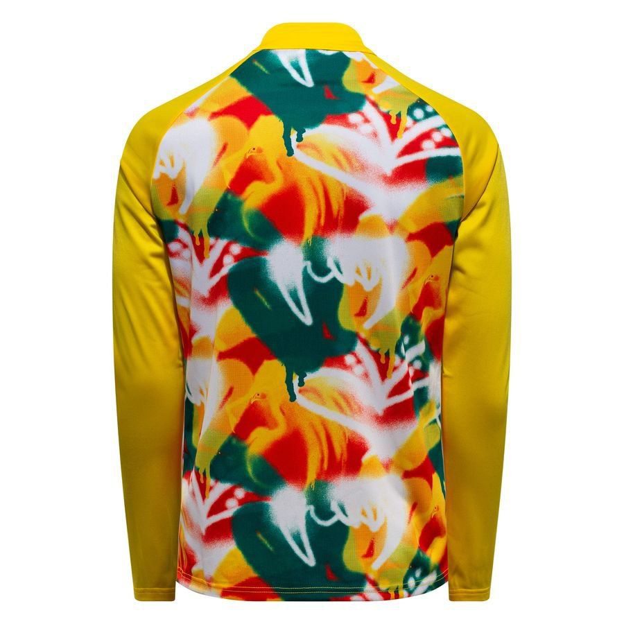 Senegal Training Shirt Pre Match 1/4 Zip World Cup 2026 Yellow/Green/Multicolor - view 7