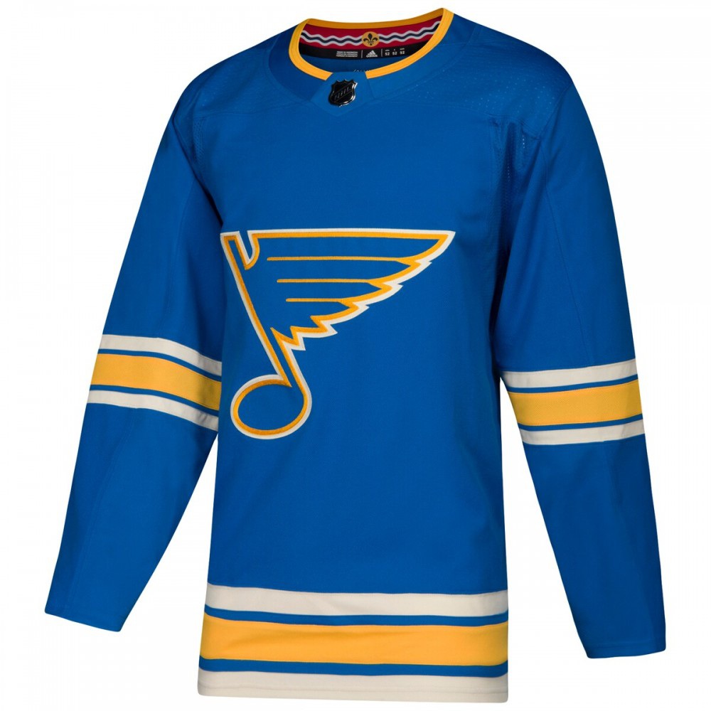 St. Louis Blues Alternate Athletic Fit Blank Jersey Blue - view 2