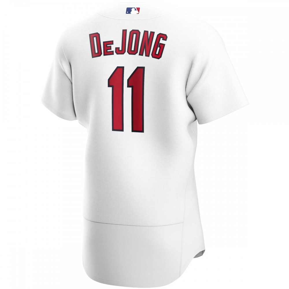 Paul DeJong St. Louis Cardinals Home Athletic Fit Player Jersey White - view 3