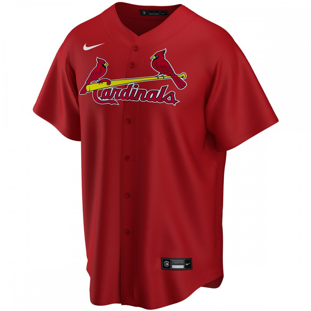 St. Louis Cardinals Youth Alternate Replica Team Jersey Red - view 2