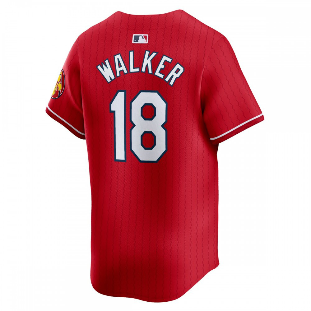 Jordan Walker St. Louis Cardinals 2024 City Connect Limited Player Jersey Red - view 3